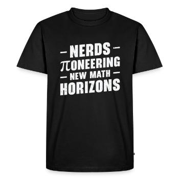 Pi Day Nerd Pi Symbol Number Nerdy Math - T-shirt Premium bio Homme - noir - Devant - Nico (187cm)
