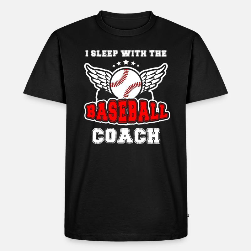 Baseball-Trainerin Ehefrau Berufstätige Mutter - Männer Premium Bio T-Shirt - Schwarz