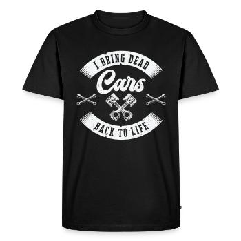 Mécanicien automobile Réparation de moteur de voiture - T-shirt Premium bio Homme - noir - Devant - Nico (187cm)