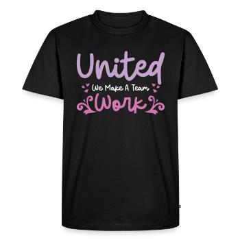 Coworker Unity Office Work Family Employee - Men's Premium Organic T-Shirt - black - Front - Nico (187cm)