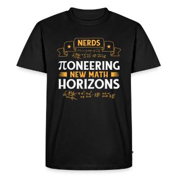 Pi Day Nerd Pi Symbol Number Nerdy Math - T-shirt Premium bio Homme - noir - Devant - Nico (187cm)