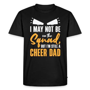 Cheerleader Proud Cheer Dad Cheerleading - T-shirt Premium bio Homme - noir - Devant - Nico (187cm)