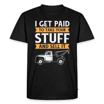 Repo Man Recovery Agent Repossession - T-shirt Premium bio Homme - noir - Devant - Nico (187cm)