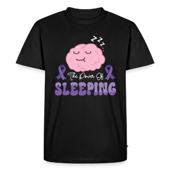 Alzheimer's Awareness Brain Mental Health - Men's Premium Organic T-Shirt - black - Front - Nico (187cm)