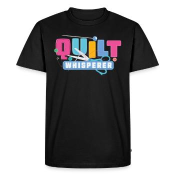 Quilting Quilt Patchwork Quilting Sewing Sewer - Men's Premium Organic T-Shirt - black - Front - Nico (187cm)