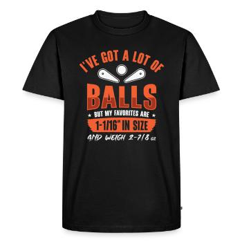 Pinball Arcade Game Machine - T-shirt Premium bio Homme - noir - Devant - Nico (187cm)