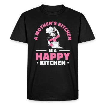 Mothers Day Holiday Grandma Cooking Mom - Men's Premium Organic T-Shirt - black - Front - Nico (187cm)
