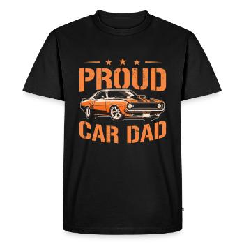 Muscle Car Enthusiast Car Guy Classic Cars Lover - Men's Premium Organic T-Shirt - black - Front - Nico (187cm)