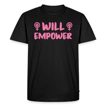 Féminisme Féminisme Femmes Égalité - T-shirt Premium bio Homme - noir - Devant - Nico (187cm)