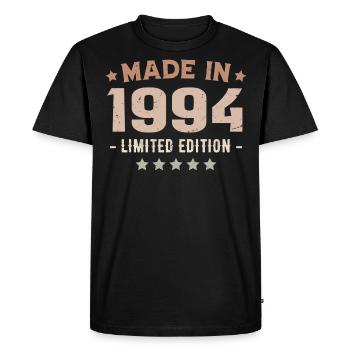 Made In 1994 Cadeau Anniversaire 1994 Vintage 1994 - T-shirt Premium bio Homme - noir - Devant - Nico (187cm)