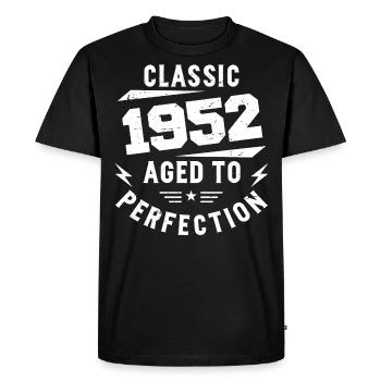 1952 Classic 1952 Cadeau Anniversaire 1952 Vintage - T-shirt Premium bio Homme - noir - Devant - Nico (187cm)