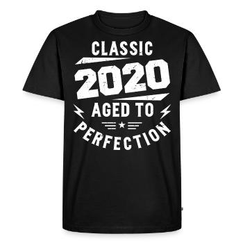 2020 Classic 2020 Anniversary Gift 2020 Vintage - Men's Premium Organic T-Shirt - black - Front - Nico (187cm)