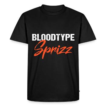Groupe sanguin Sprizz Cocktail amer d’alcool - T-shirt Premium bio Homme - noir - Devant - Nico (187cm)