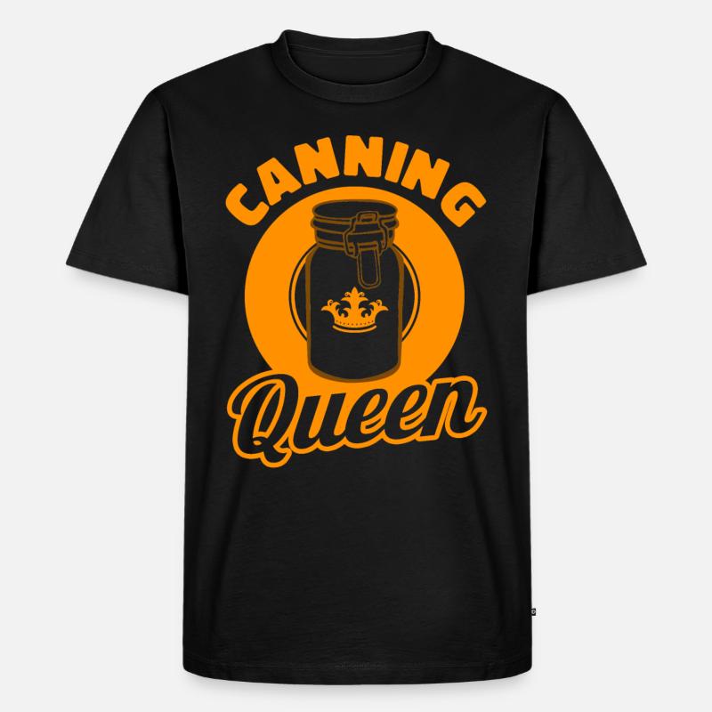 Canning Queen Einmachen Geschenk - Männer Premium Bio T-Shirt - Schwarz