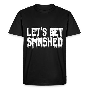 Halloween - let`s GET Smashed - T-shirt Premium bio Homme - noir - Devant - Nico (187cm)
