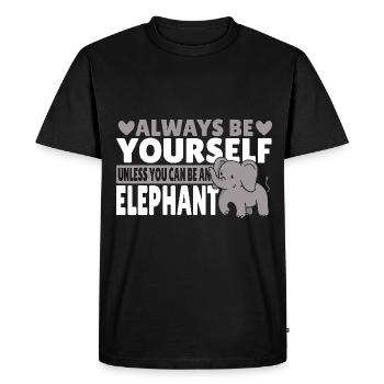 Soyez toujours vous-même à moins que vous ne le puissiez - T-shirt Premium bio Homme - noir - Devant - Nico (187cm)