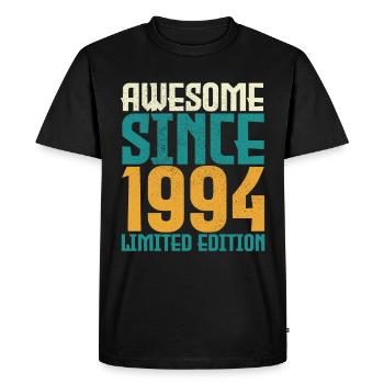 Awesome Since 1994 limited edition. - T-shirt Premium bio Homme - noir - Devant - Nico (187cm)