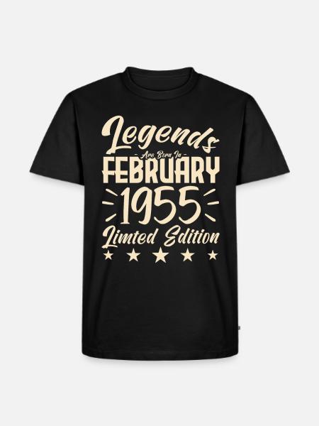 1955 births. Birthday gift. - Men's Premium Organic T-Shirt - black