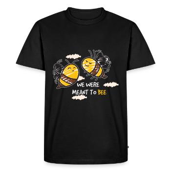 abeille - T-shirt Premium bio Homme - noir - Devant - Nico (187cm)