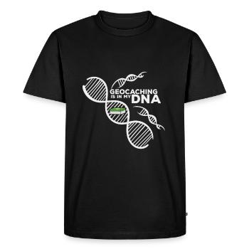 Geocaching - T-shirt Premium bio Homme - noir - Devant - Nico (187cm)