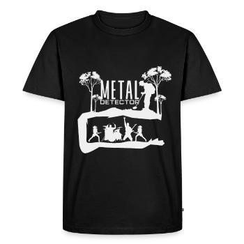 métal - T-shirt Premium bio Homme - noir - Devant - Nico (187cm)