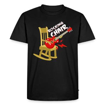 Musique rock - T-shirt Premium bio Homme - noir - Devant - Nico (187cm)