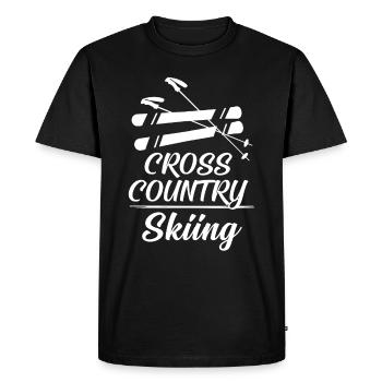 ski - T-shirt Premium bio Homme - noir - Devant - Nico (187cm)
