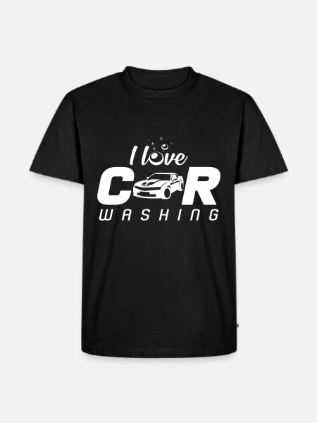 Auto - Männer Premium Bio T-Shirt - Schwarz