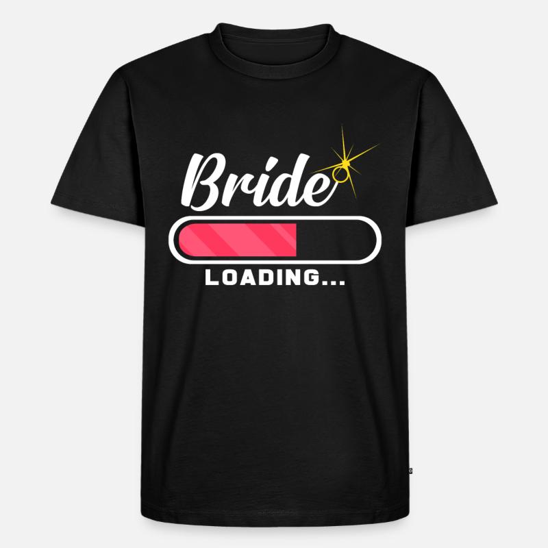 Trauung - Männer Premium Bio T-Shirt - Schwarz