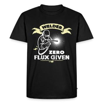 welding - Men's Premium Organic T-Shirt - black - Front - Nico (187cm)