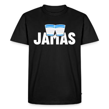jamas und ouzo - prost auf griechisch shirt - T-shirt Premium bio Homme - noir - Devant - Nico (187cm)