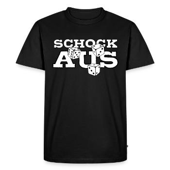 Choc éteint - Le Knobel Choc shirt - T-shirt Premium bio Homme - noir - Devant - Nico (187cm)