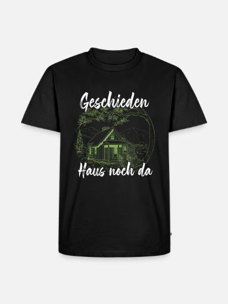 Geschiedene Scheidungsparty Scheidung Geschenk - Männer Premium Bio T-Shirt - Schwarz