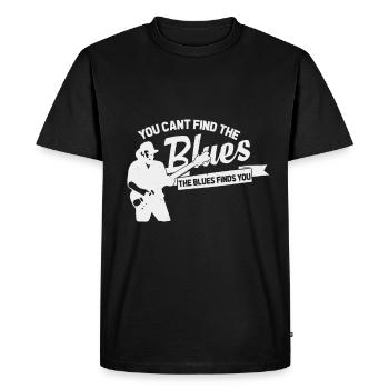 Le blues trouvera votre idée de cadeau musique - T-shirt Premium bio Homme - noir - Devant - Nico (187cm)