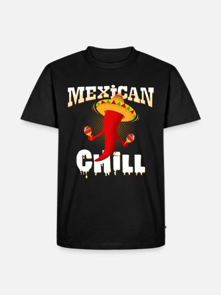 Piment mexicain - T-shirt Premium bio Homme - noir