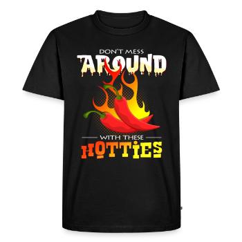 piment - T-shirt Premium bio Homme - noir - Devant - Nico (187cm)