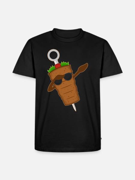 Doner kebab - Men's Premium Organic T-Shirt - black