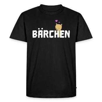 Barchen Shirt - For your little bear - Men's Premium Organic T-Shirt - black - Front - Nico (187cm)