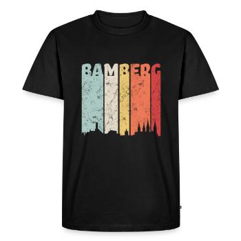 Bamberg Bamberger city Upper Franconia gift - Men's Premium Organic T-Shirt - black - Front - Nico (187cm)