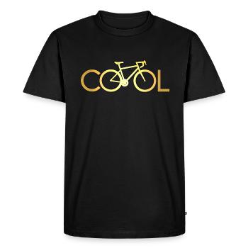 Road bike cyclist cool bike - Men's Premium Organic T-Shirt - black - Front - Nico (187cm)