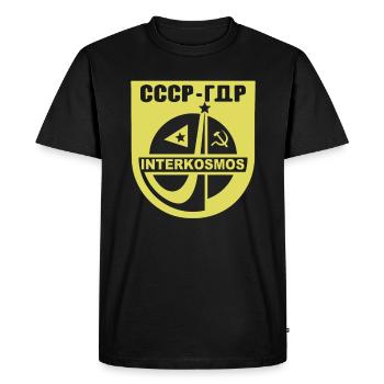 Space intercosm - Men's Premium Organic T-Shirt - black - Front - Nico (187cm)