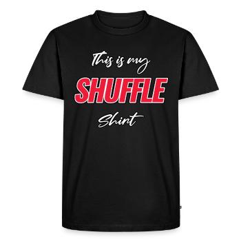 Chemise Shuffle - T-shirt Premium bio Homme - noir - Devant - Nico (187cm)