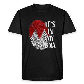 It’s in my DNA - Franken Oberfranken Unterfranken - T-shirt Premium bio Homme - noir - Devant - Nico (187cm)