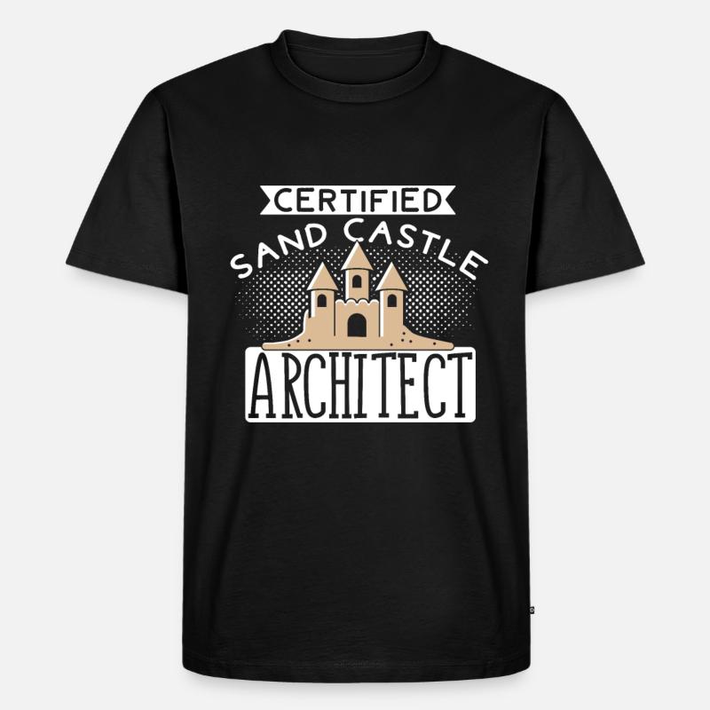 Architecte de bac à sable - T-shirt Premium bio Homme - noir