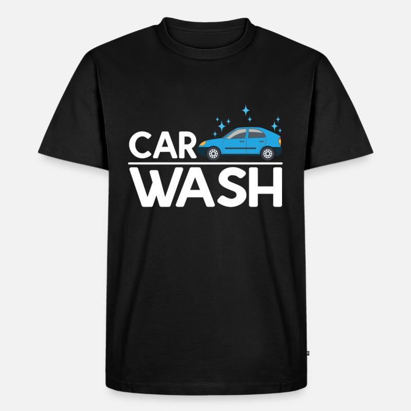 SB-Waschbox - Männer Premium Bio T-Shirt - Schwarz
