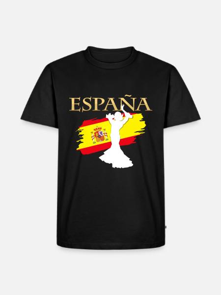 Spain - Men's Premium Organic T-Shirt - black