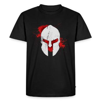 Sparta Warrior Fitness Workout Romans - Men's Premium Organic T-Shirt - black - Front - Nico (187cm)