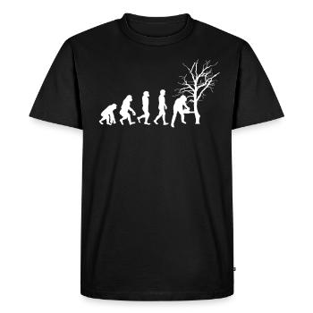 Loggers - Men's Premium Organic T-Shirt - black - Front - Nico (187cm)