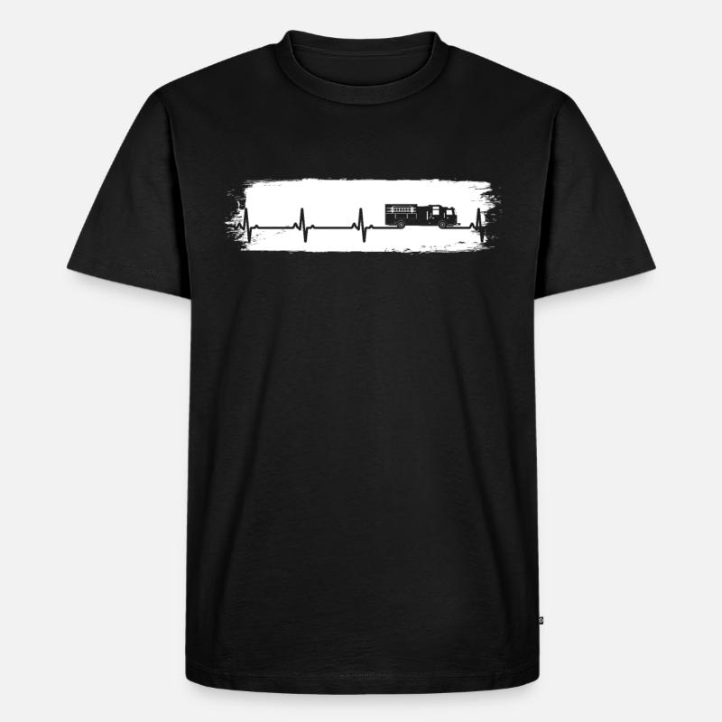 Pompier pompier pompier - T-shirt Premium bio Homme - noir