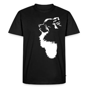 Pomeranian Pomeranian Dog Owner Dog Canine - Men's Premium Organic T-Shirt - black - Front - Nico (187cm)